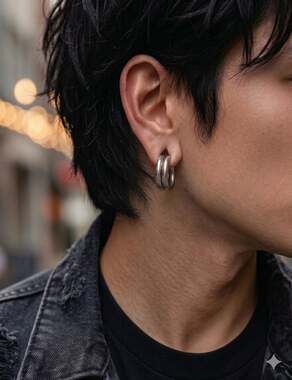 Funk Youth Seamless Ear Weight Hoop Gauge Earrings
